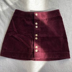 CUTE corduroy skirt, Abercrombie & Fitch!